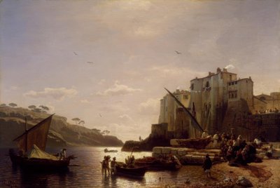 A. Achenbach, Neapolitanische Fischer bei Neapel von Andreas Achenbach